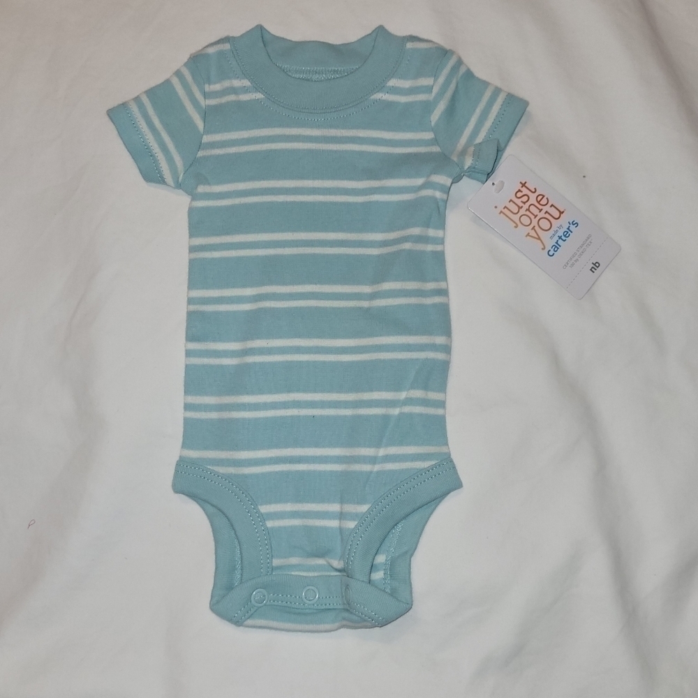 GREEN And White Stripped Onsies